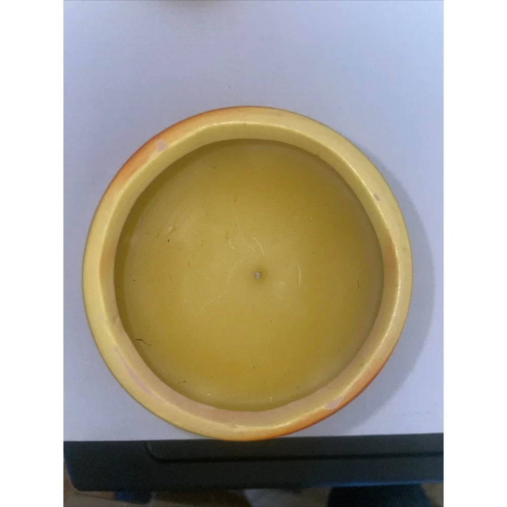 Vintage MCM Pear Candle Unused 7.5